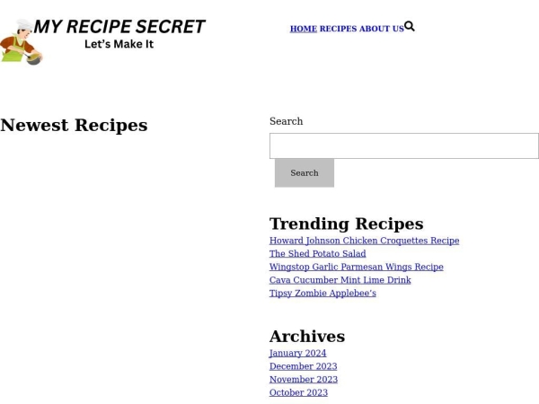 myrecipesecret.com